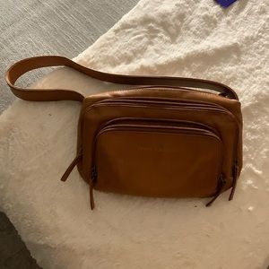 I have a small Derek Alexander organizer purse with a 10 inch strap.
